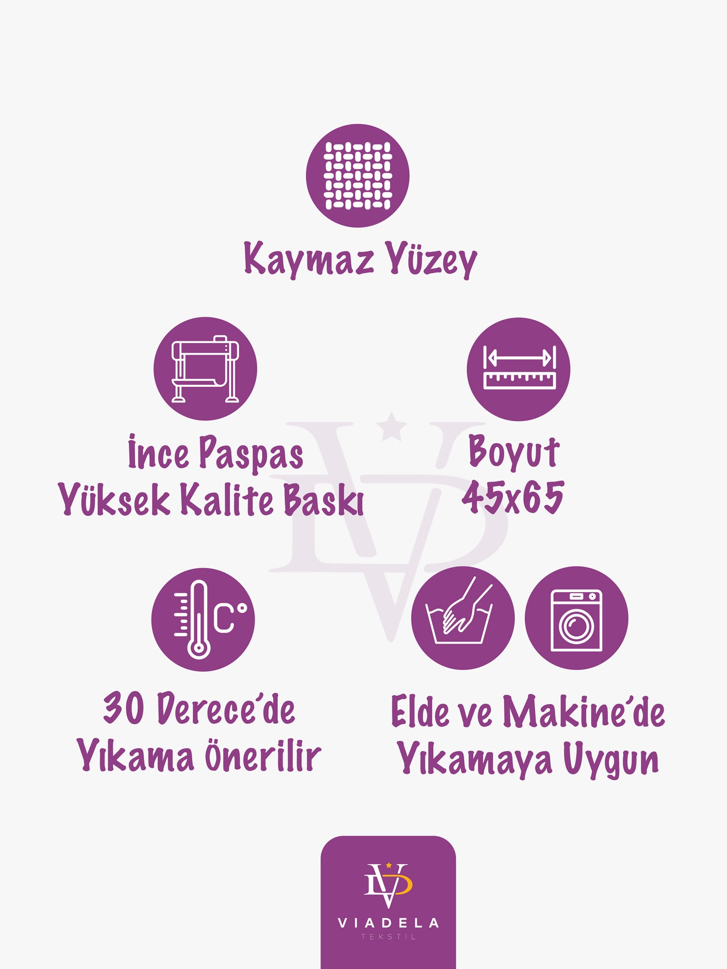 Balık Figürlü Hoşgeldiniz Kapı Önü Paspası 45x65