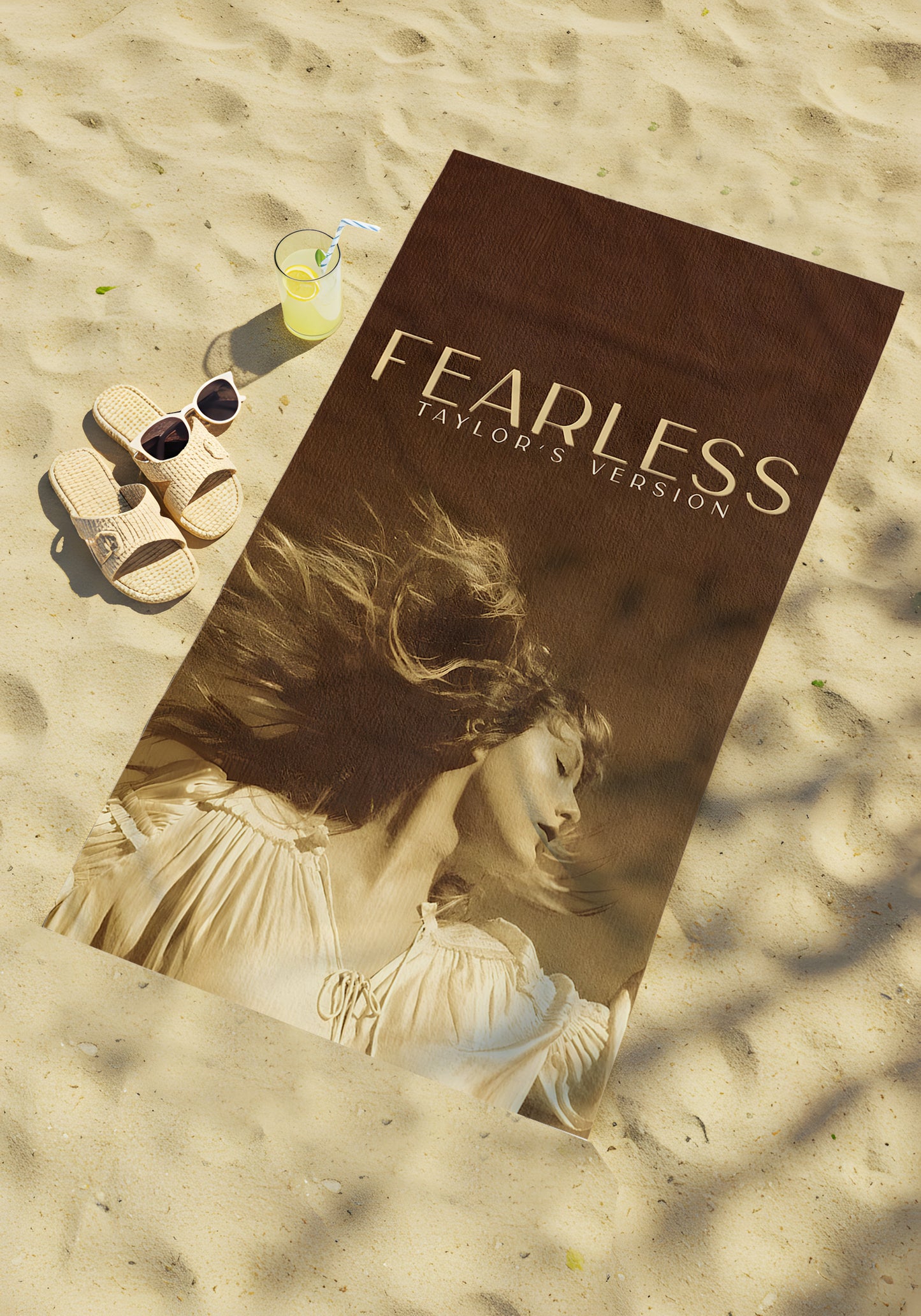 Fearless – Fearless Işıltısı: Altın Çağ Plaj Havlusu
