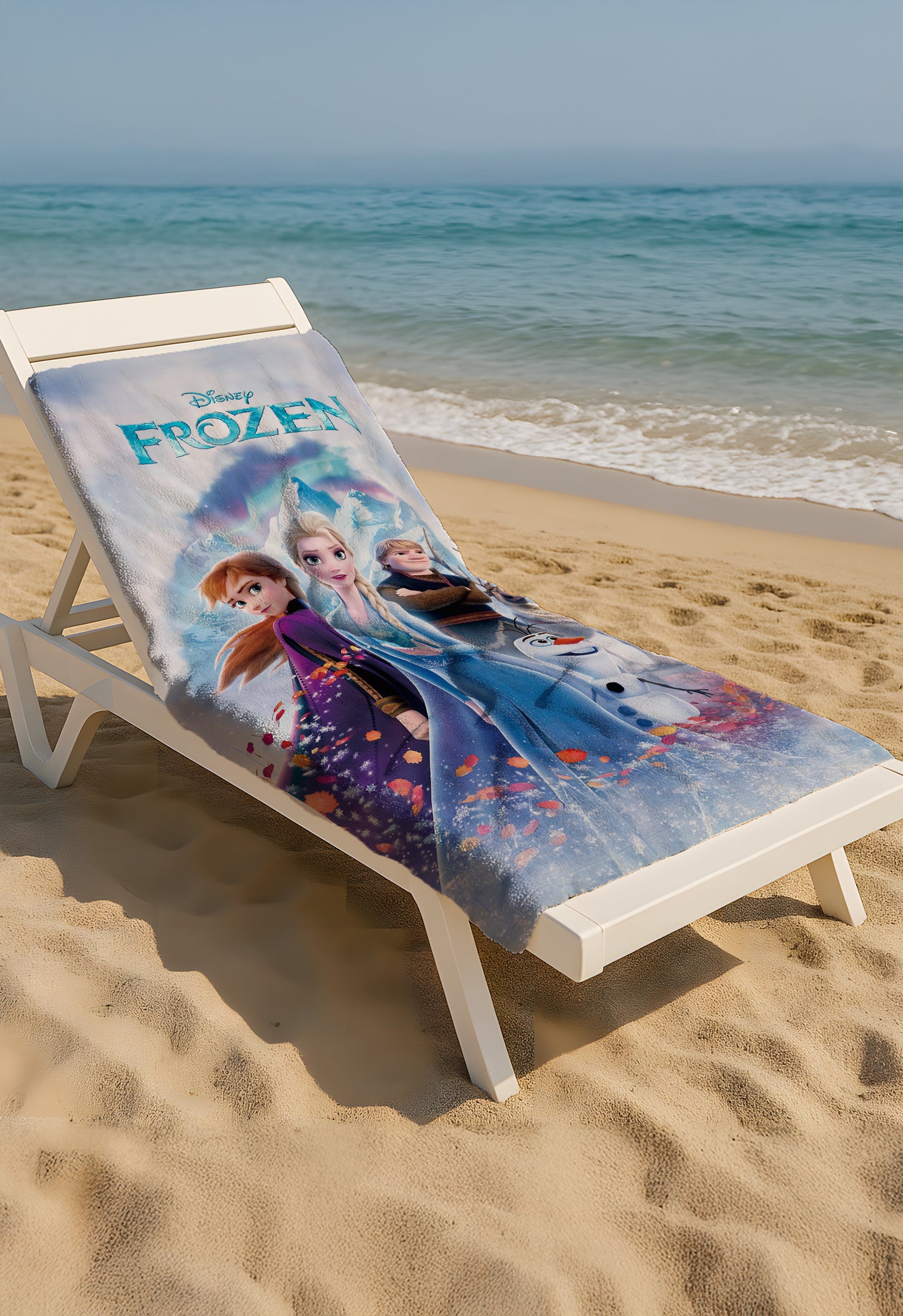 Elsa Forzen Buz Kraliçesi Plaj Havlusu – Buz Gibi Serin, Masal Gibi Güzel