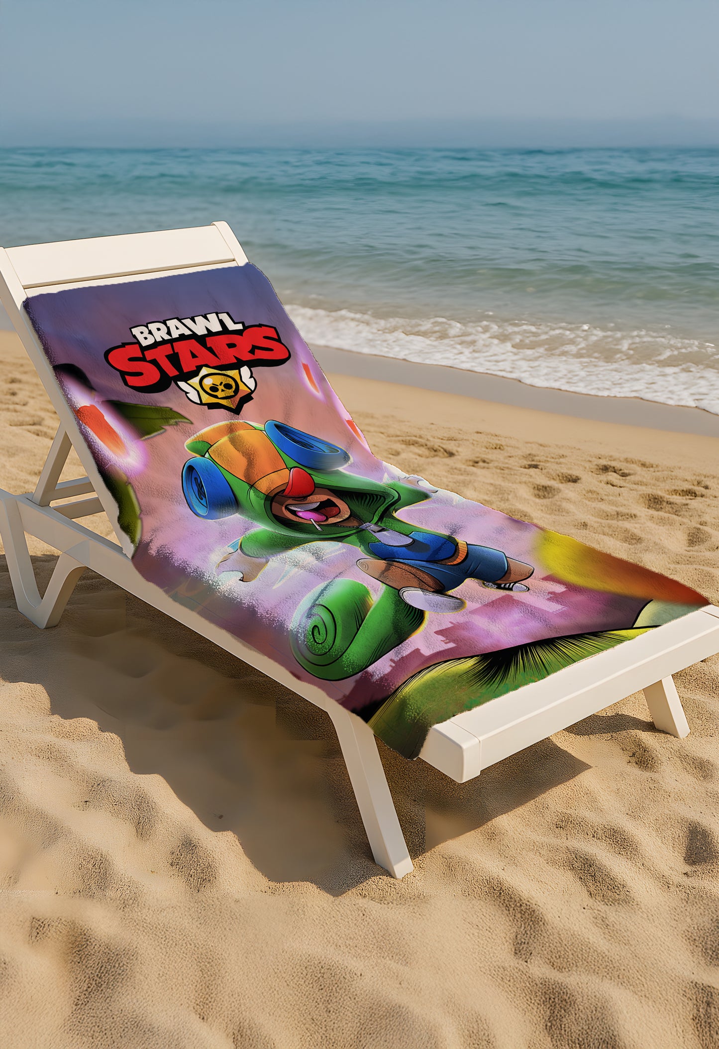 Brawl Stars Leon Plaj Havlusu – Efsanevi Karakterlerle Macera