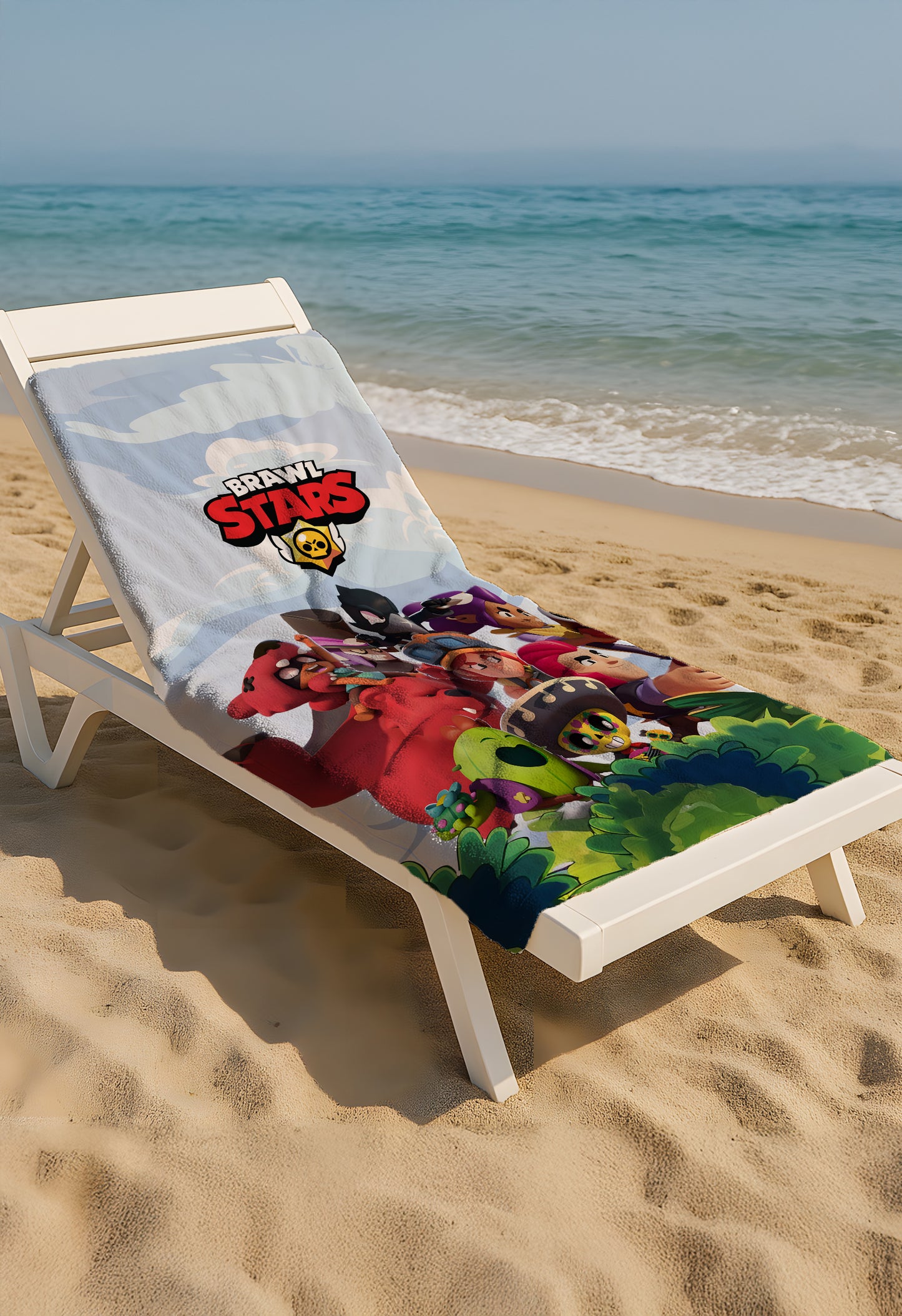 Brawl Stars Plaj Havlusu – Kahramanlar Arenada