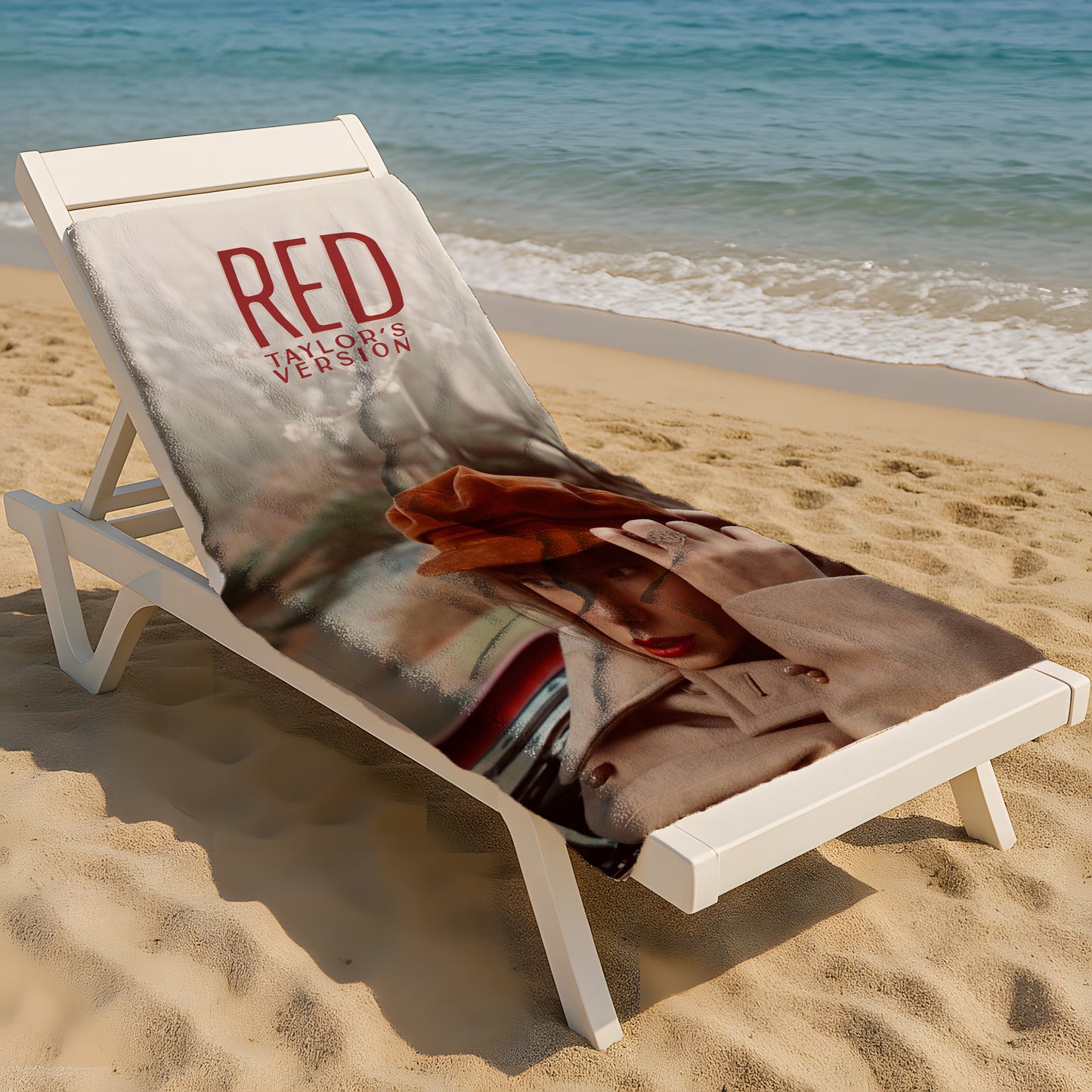 Red – Red Tutkusu: Kırmızı Detaylı Özgün Havlu