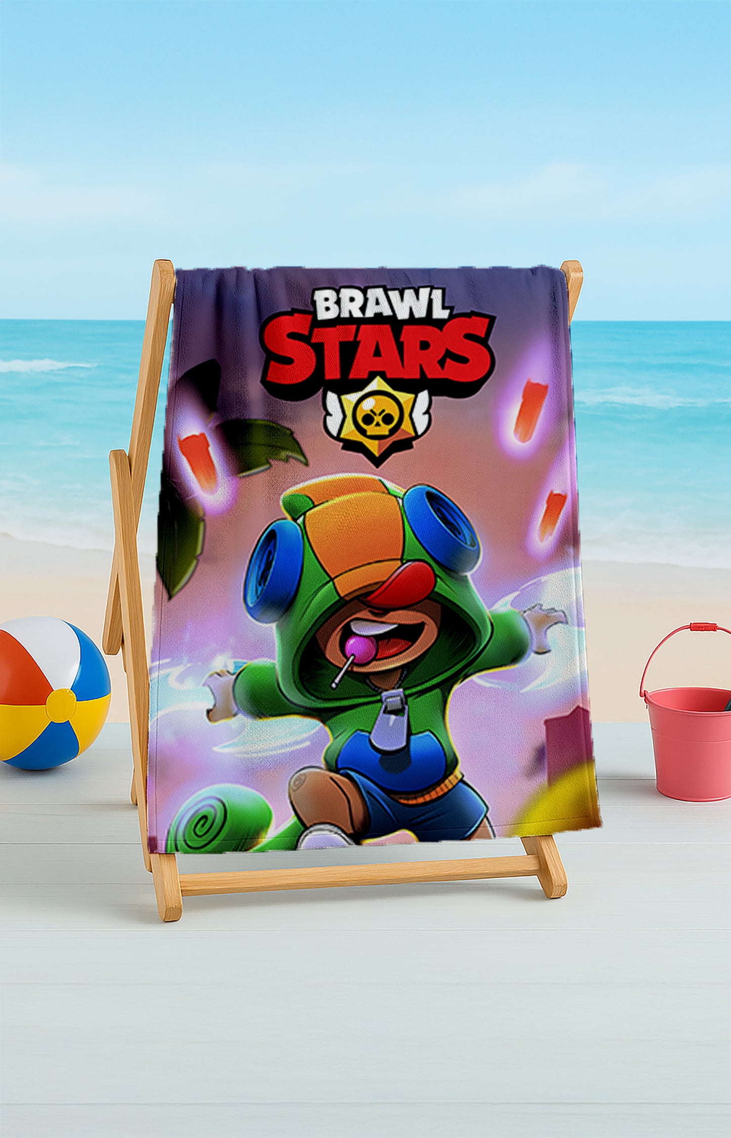 Brawl Stars Leon Plaj Havlusu – Efsanevi Karakterlerle Macera