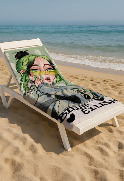 Billie Eilish Plaj Havlusu – Tarzını Plaja Taşı