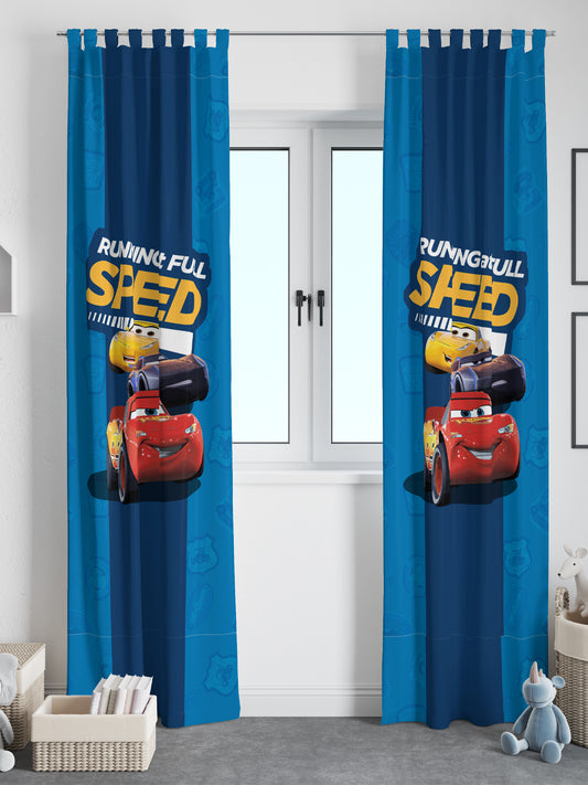 Cars Arabalar Çocuk / Bebek Odası Perdesi Tek Kanat