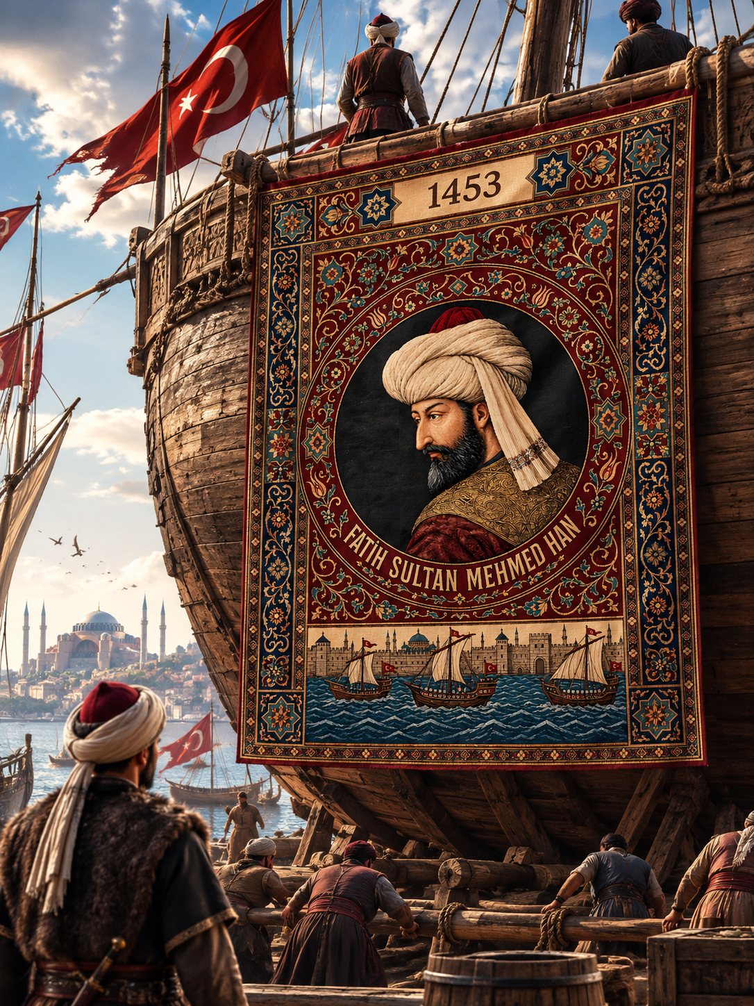Fatih Sultan Mehmed Han 1453 Duvar Örtüsü