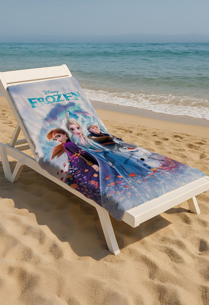 Elsa Forzen Buz Kraliçesi Plaj Havlusu – Buz Gibi Serin, Masal Gibi Güzel