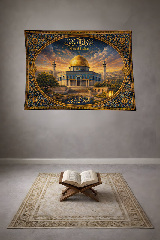 Mescid'i Aksa Modern Tasarım Duvar Örtüsü