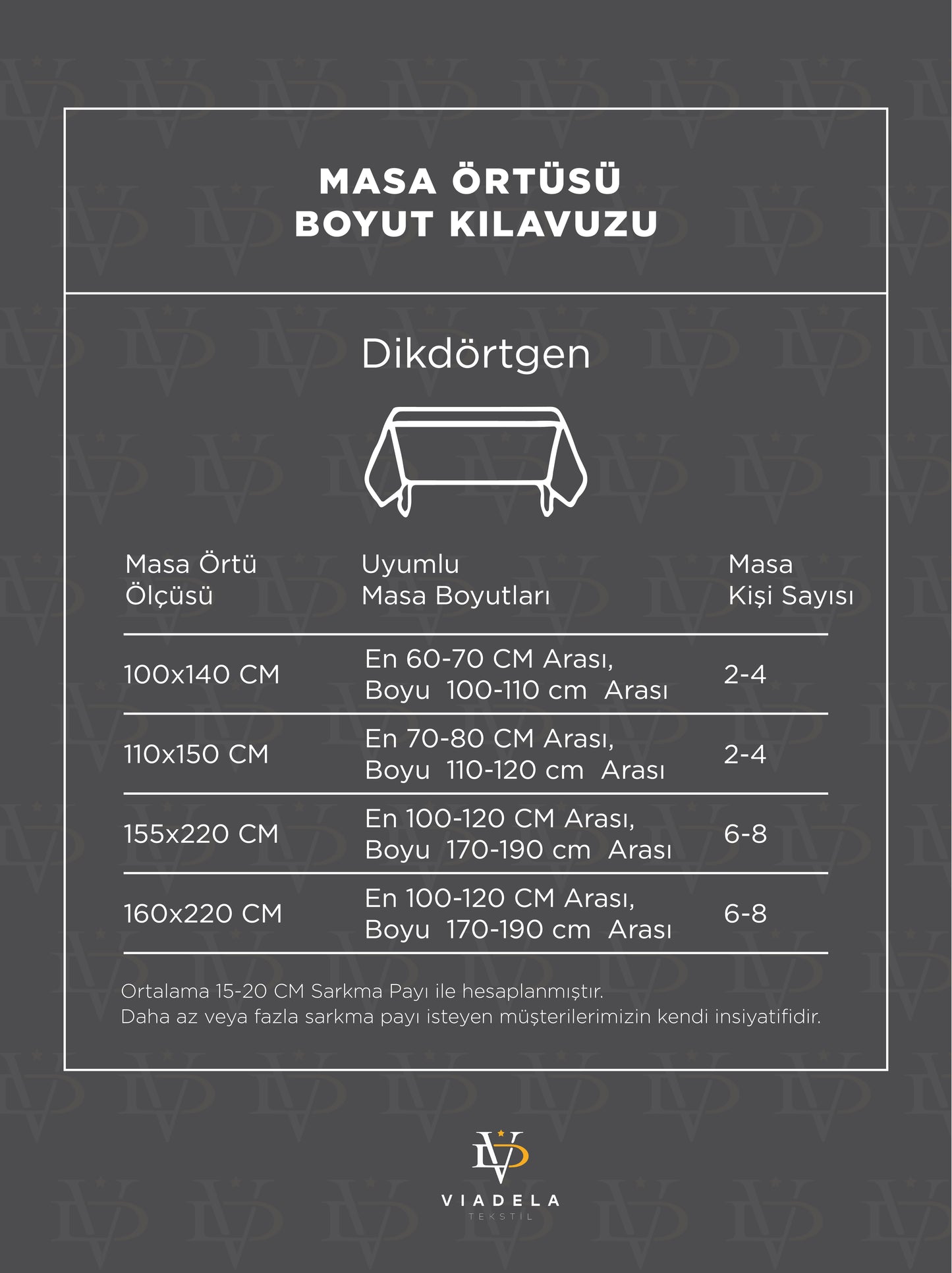 Viadela Günlük Kullanıma Uygun Çiçek Desenli Pratik Masa Örtüsü