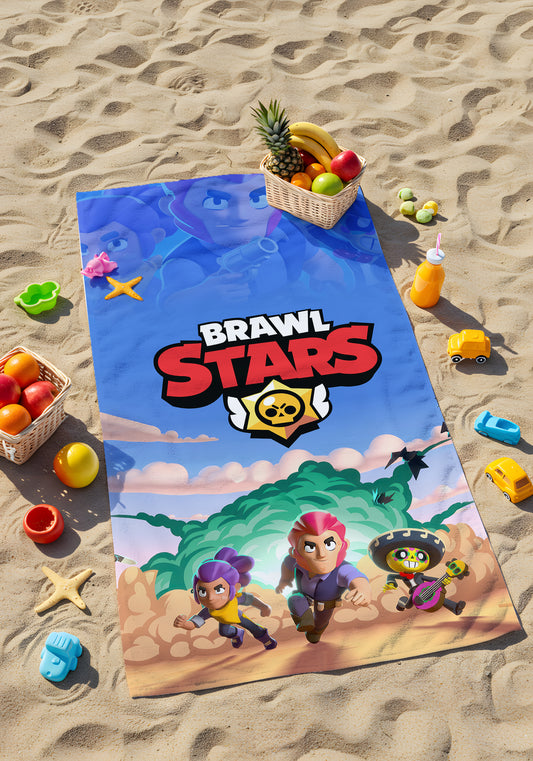 Brawl Stars Plaj Havlusu – Efsanevi Karakterlerle Macera