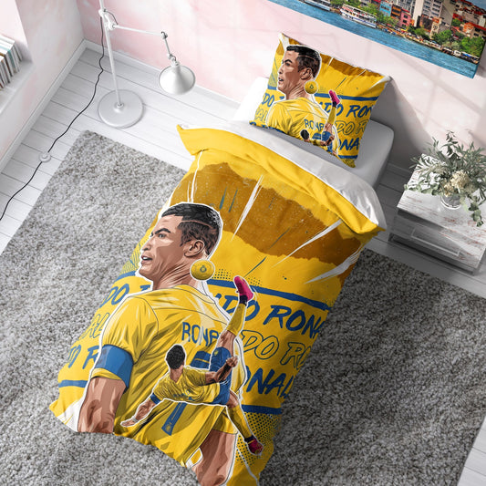 Cristiano Ronaldo CR7 Nevresim Takımı (Çarşafsız)