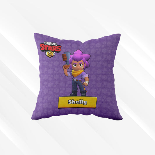Shelly Brawl Stars Sevenlere Özel - Hediyelik Dekoratif Yastık