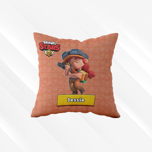 Jessie Brawl Stars Sevenlere Özel - Hediyelik Dekoratif Yastık