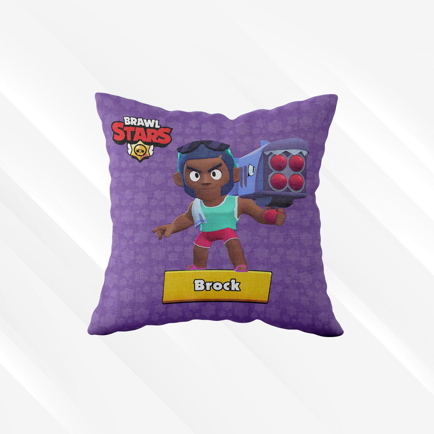 Brock Brawl Stars Sevenlere Özel - Hediyelik Dekoratif Yastık