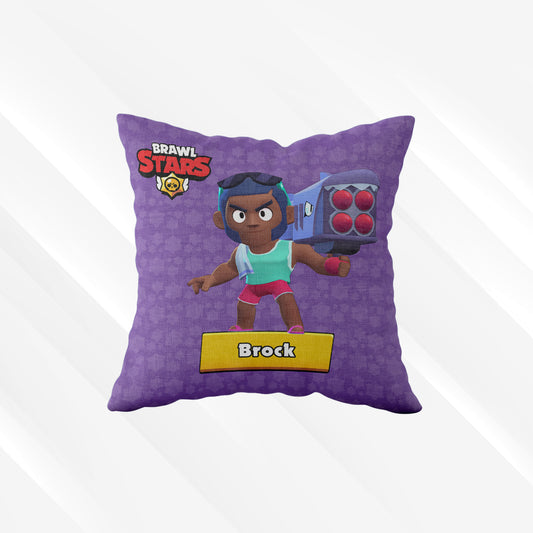 Brock Brawl Stars Sevenlere Özel - Hediyelik Dekoratif Yastık
