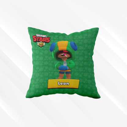 Leon Brawl Stars Sevenlere Özel - Hediyelik Dekoratif Yastık
