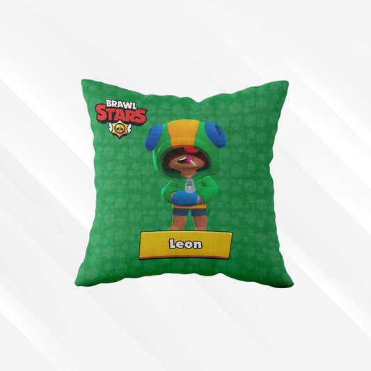 Leon Brawl Stars Sevenlere Özel - Hediyelik Dekoratif Yastık