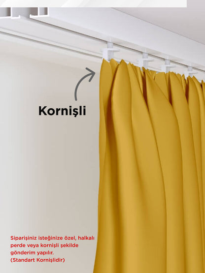 Tom ve Jerry Temalı Fon Perde Çocuk / Bebek Odası Tek Kanat