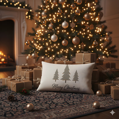 Yılbaşı Christmas Yatay Kırlent Kılıfı 4'lü Set 50x30cm